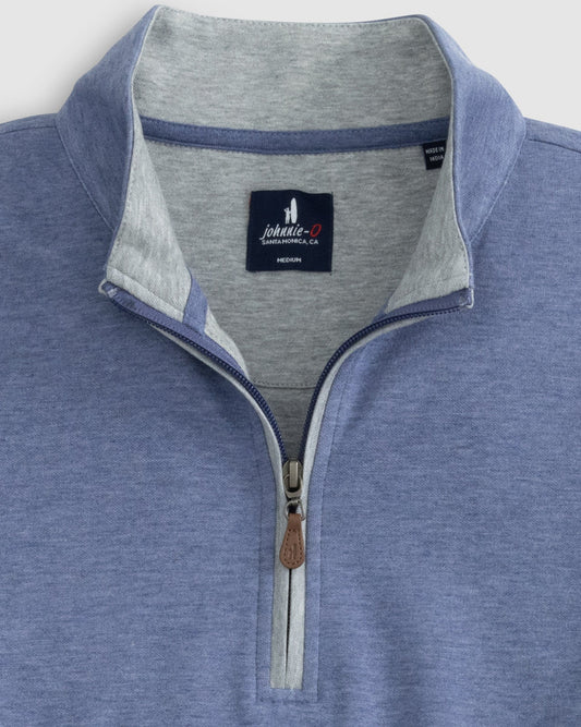 Johnnie O Sweaters Sully 1/4 Zip Pullover- Cascasde