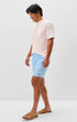 Johnnie-O Swimwear Half Elastic 7" Swim Trunks in Swingin