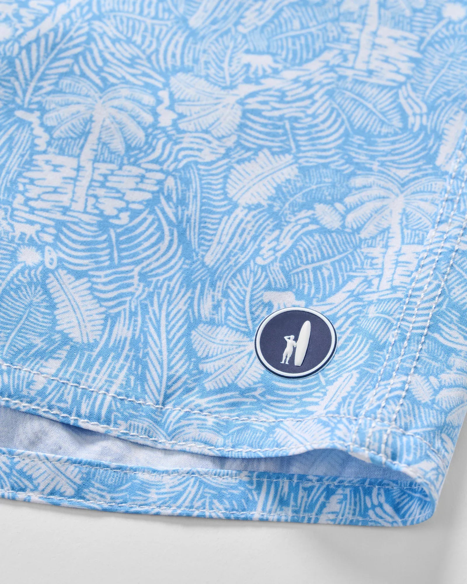 Johnnie-O Swimwear Half Elastic 7" Swim Trunks in Swingin
