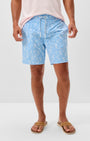 Johnnie-O Swimwear Half Elastic 7" Swim Trunks in Swingin