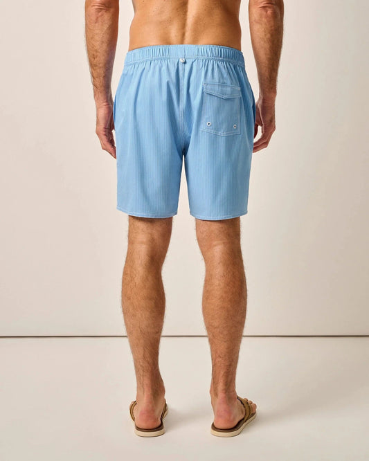 Johnnie O Swimwear Half Elastic Surf Shorts 7" - Low Tide Maliblu