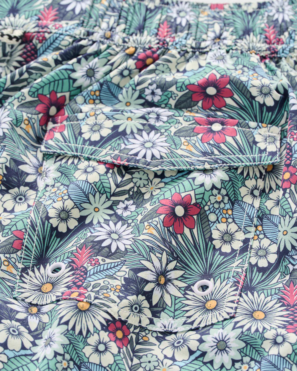 Johnnie-O Swimwear Half Elastic Swim Trunks