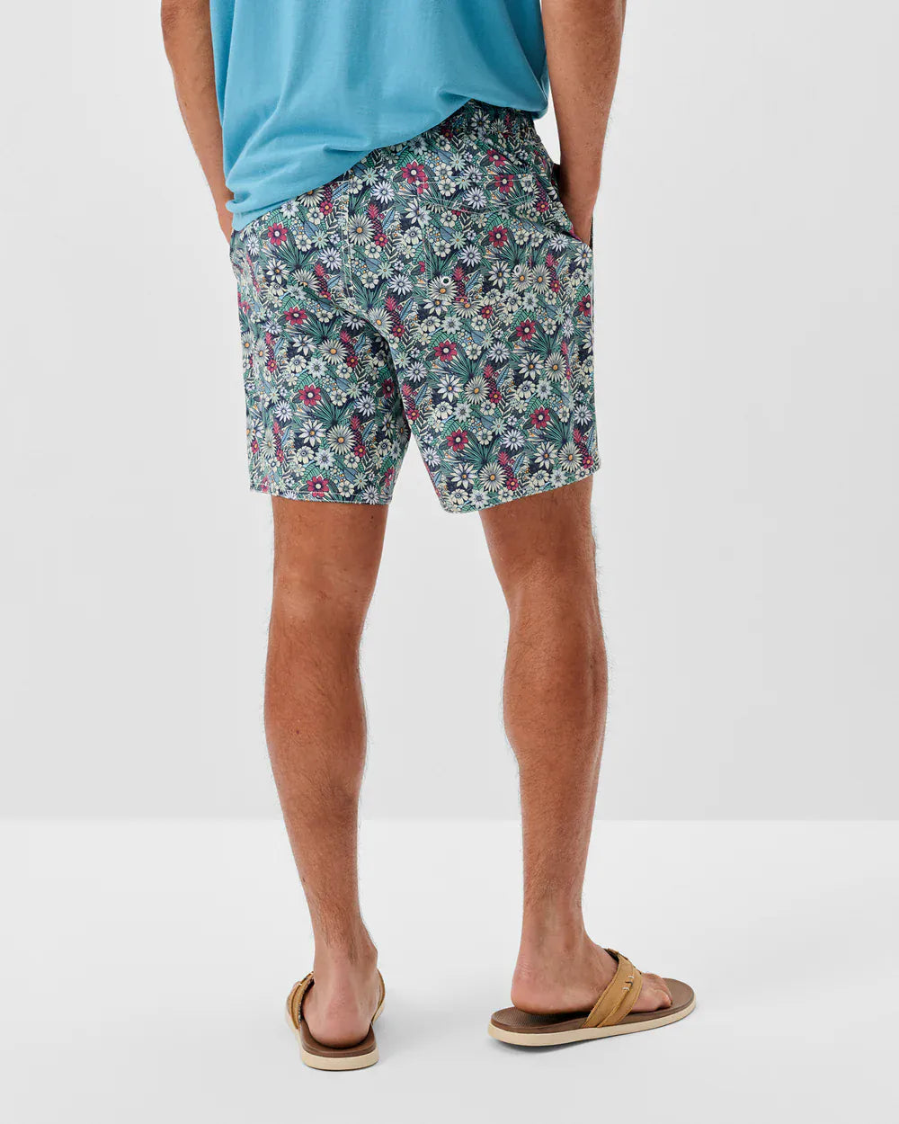 Johnnie-O Swimwear Half Elastic Swim Trunks