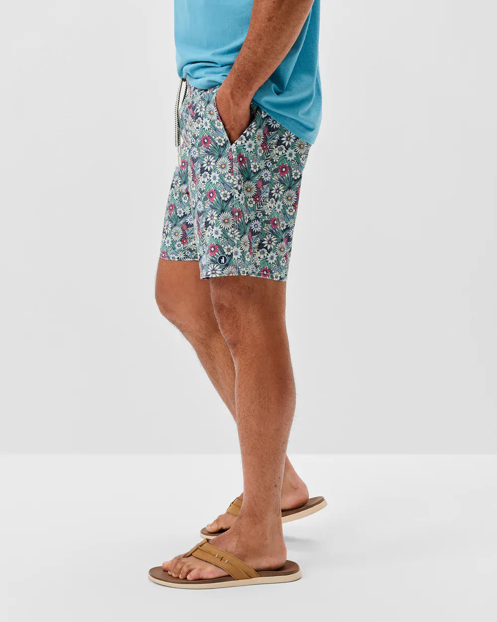 Johnnie-O Swimwear Half Elastic Swim Trunks