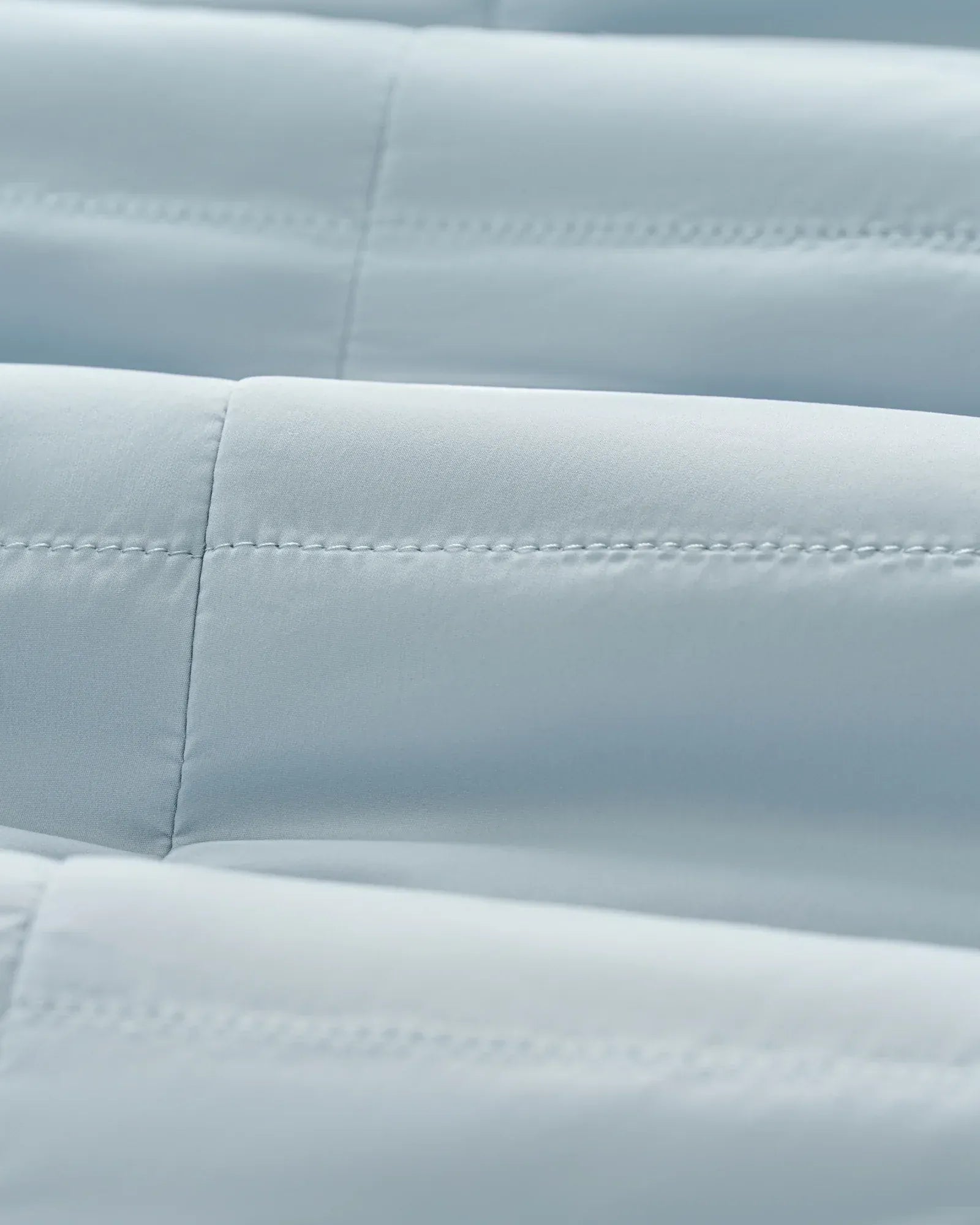 Johnnie-O Vest Bauer Snap Front Quilted Vest in Steel Blue