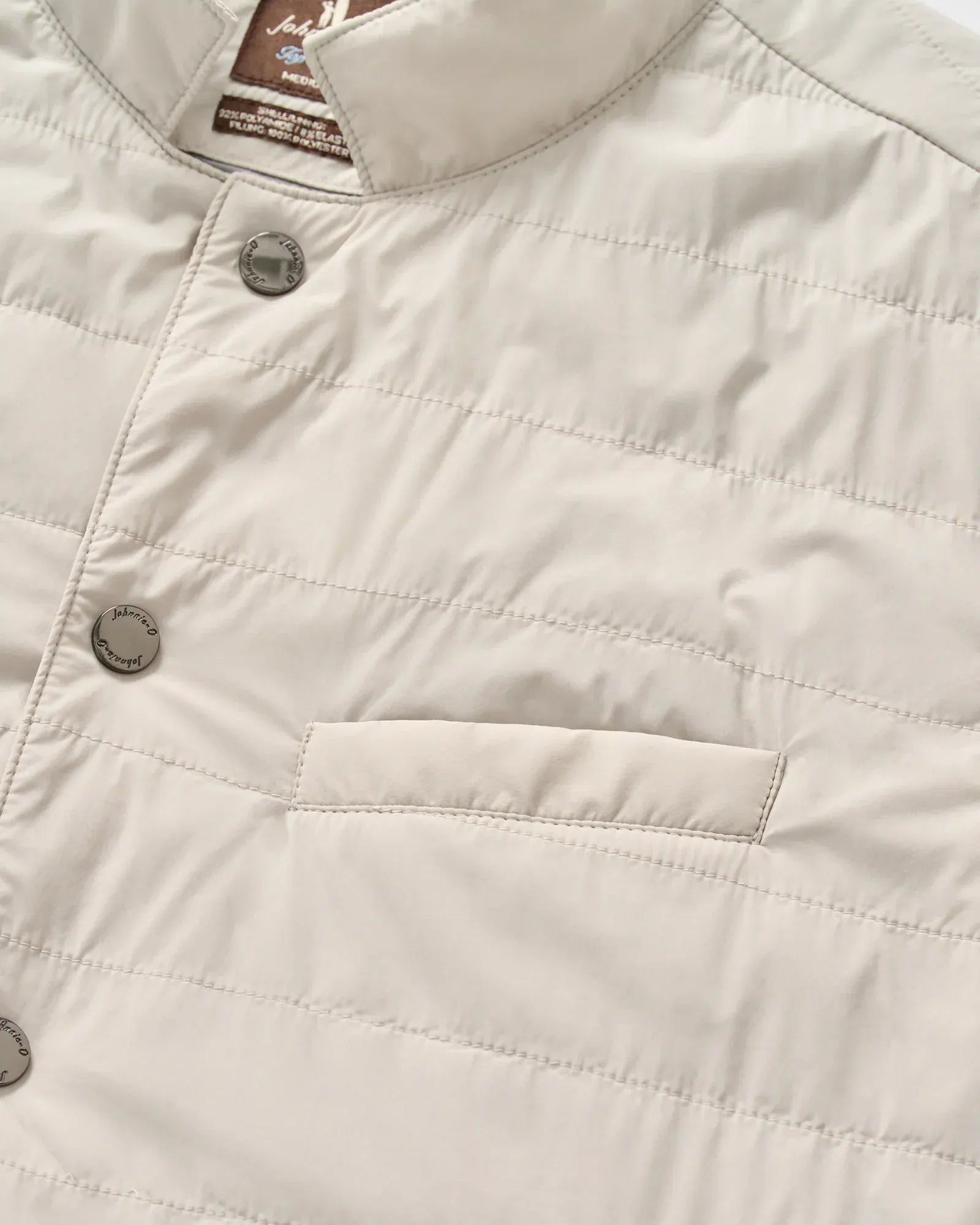 Johnnie-O Vest Bauer Top Shelf Quilted Vest in Moonstruck