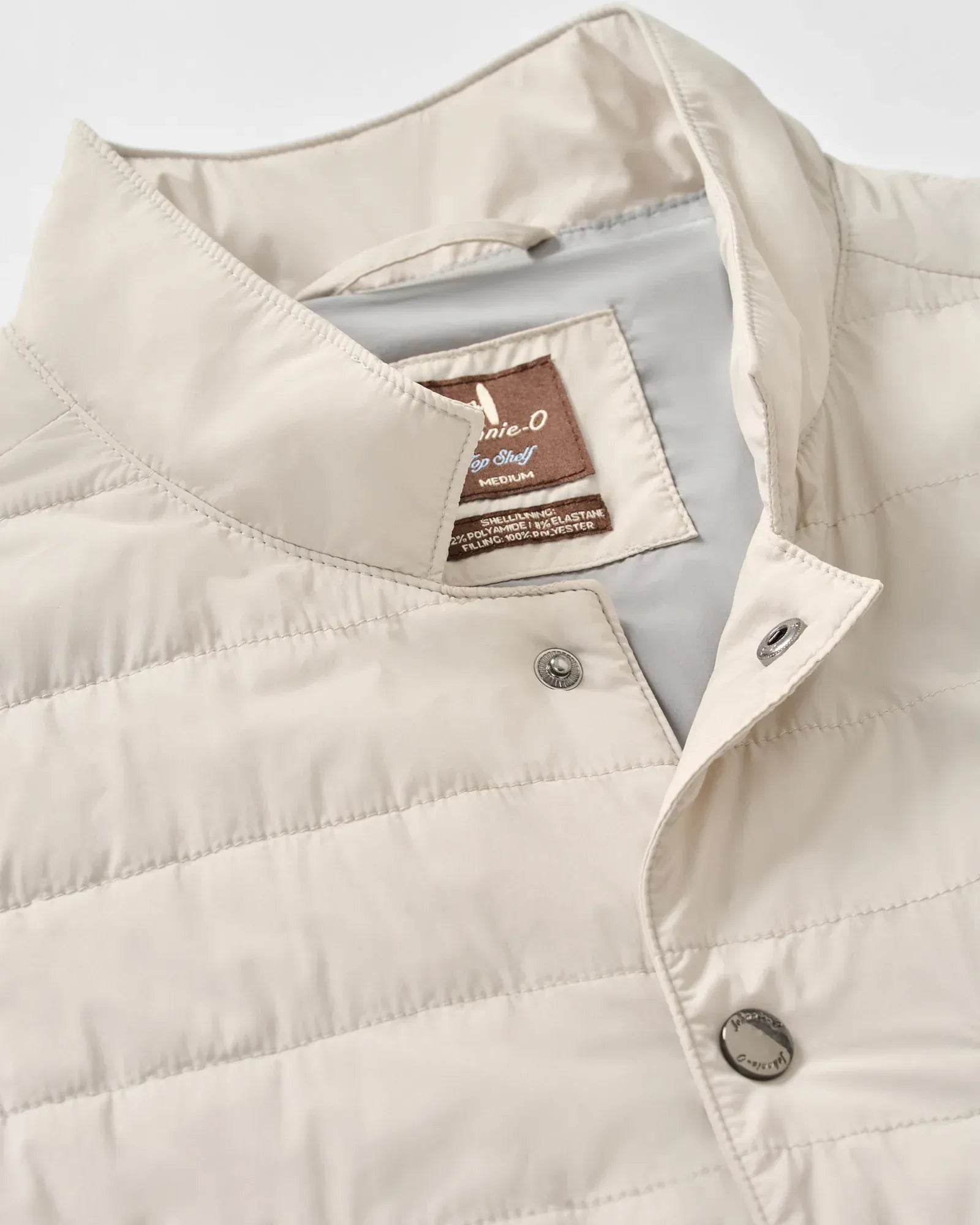 Johnnie-O Vest Bauer Top Shelf Quilted Vest in Moonstruck