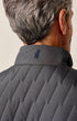 Johnnie-O Vest Belfry Quilted Puffer Vest in Dark Gray