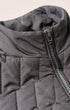 Johnnie-O Vest Belfry Quilted Puffer Vest in Dark Gray