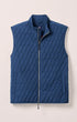 Johnnie-O Vest Belfry Quilted Puffer Vest in Space