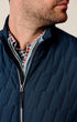 Johnnie-O Vest Belfry Quilted Puffer Vest in Space