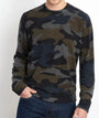 Kinross Cashmere Sweaters Cashmere Camo Crew