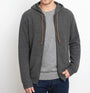 Kinross Cashmere Sweaters Thermal Zip Hoodie