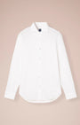Luigi Fedeli Sport Shirts Sean Cotton Voile Shirt in White