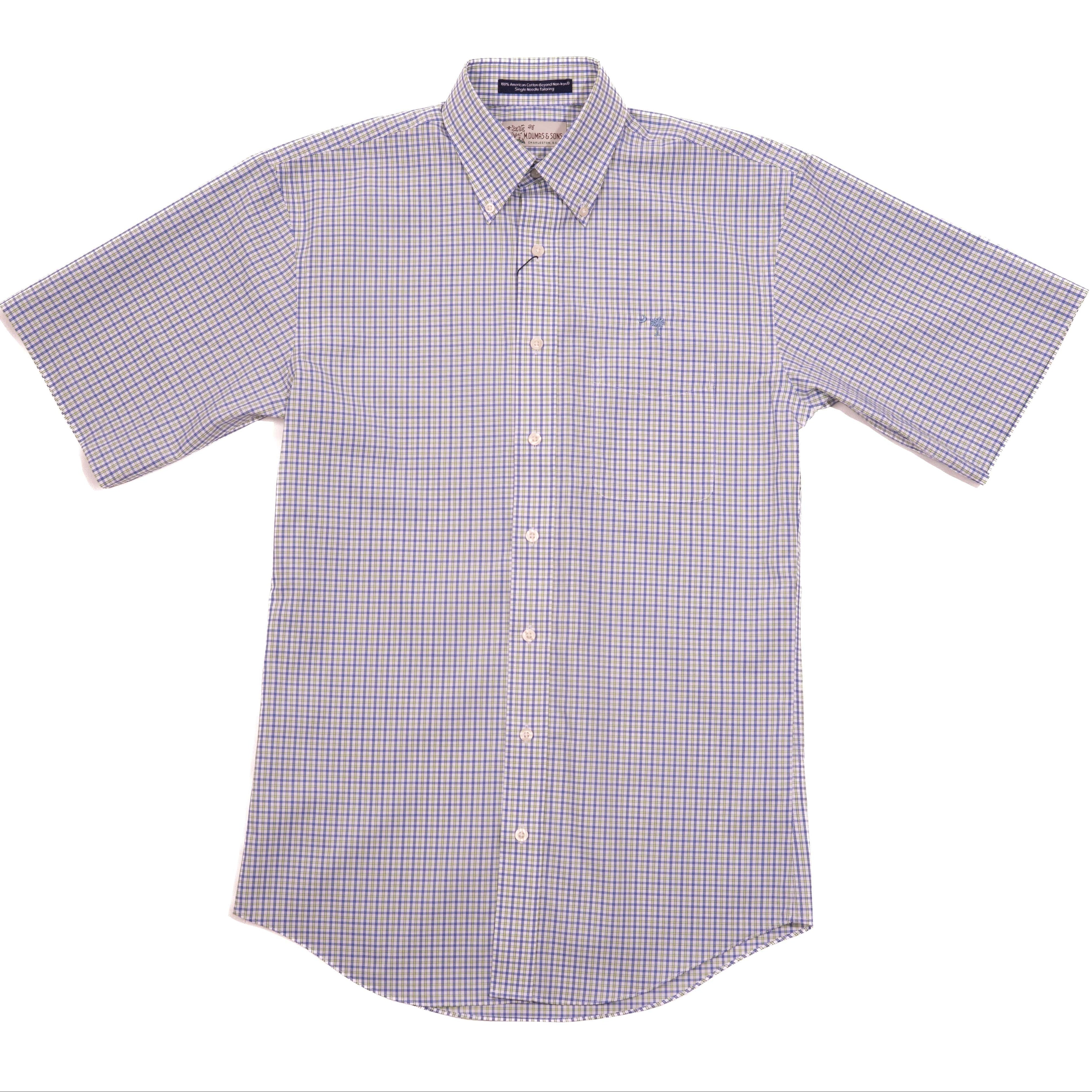 M. Dumas & Sons Sport Shirts Farrell Tattersal Crescent Moon Sport Shirt