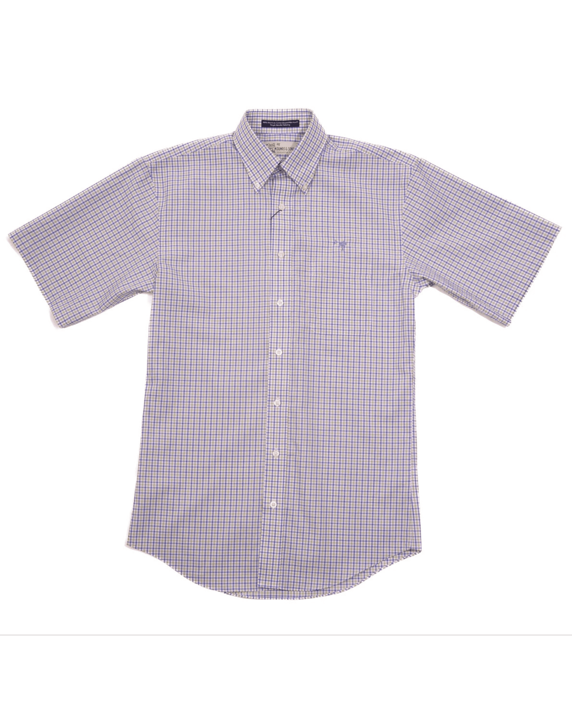 M. Dumas & Sons Sport Shirts Farrell Tattersal Crescent Moon Sport Shirt