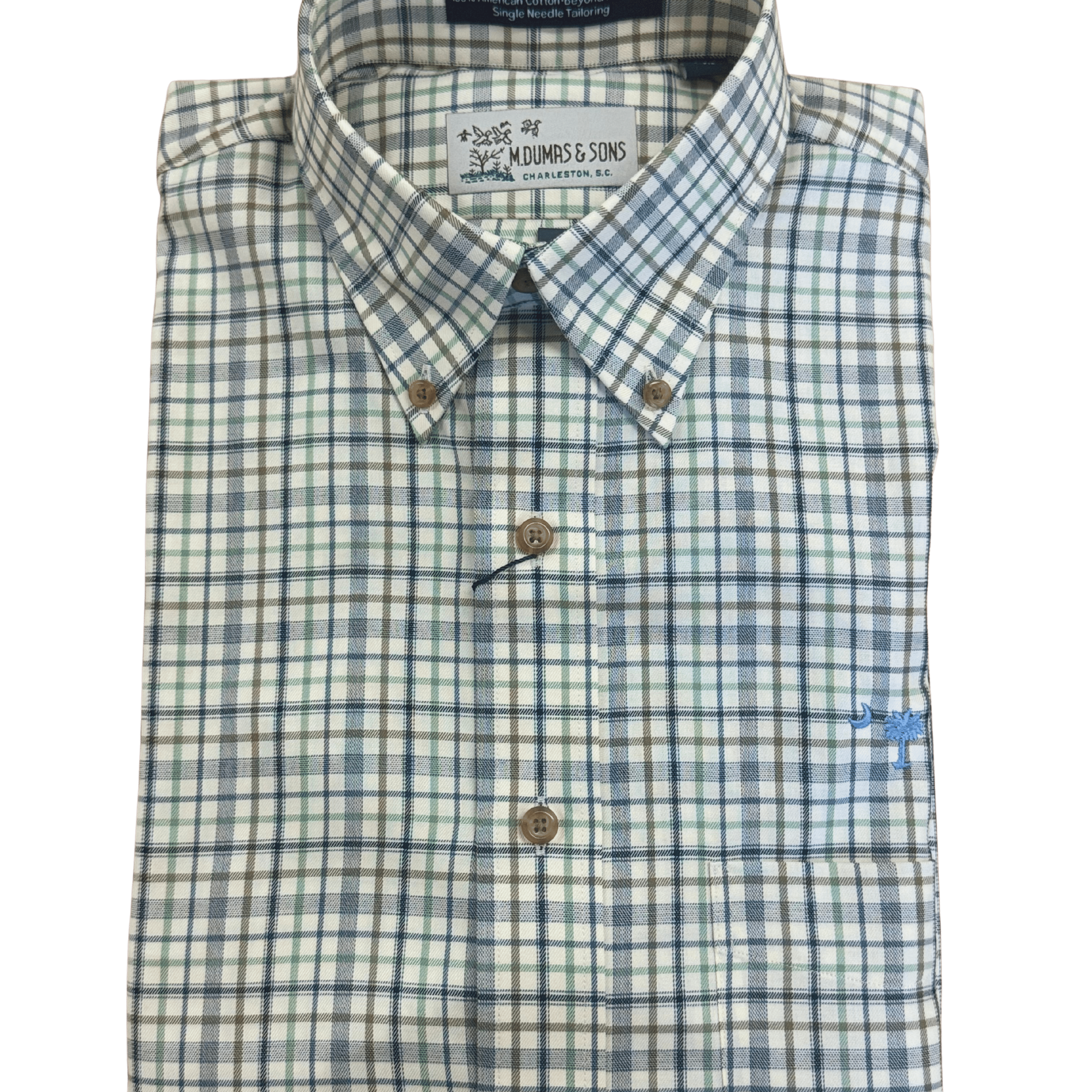 M. Dumas & Sons Sport Shirts GREEN / S Potter