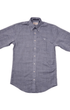 M. Dumas & Sons Sport Shirts Harden Solid Navy Crescent Moon Sport Shirt