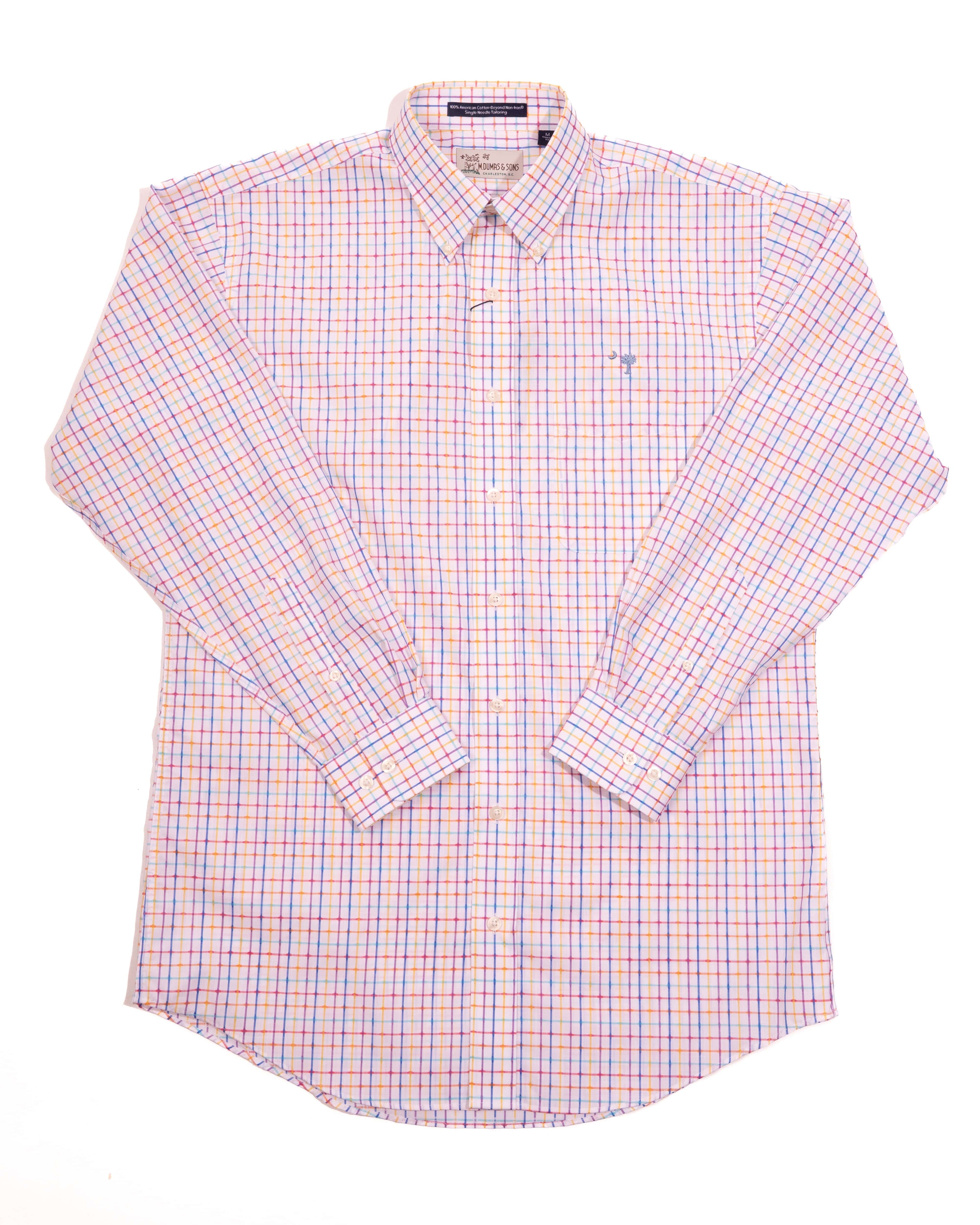 M. Dumas & Sons Sport Shirts Hunt Check Crescent Moon Sport Shirt