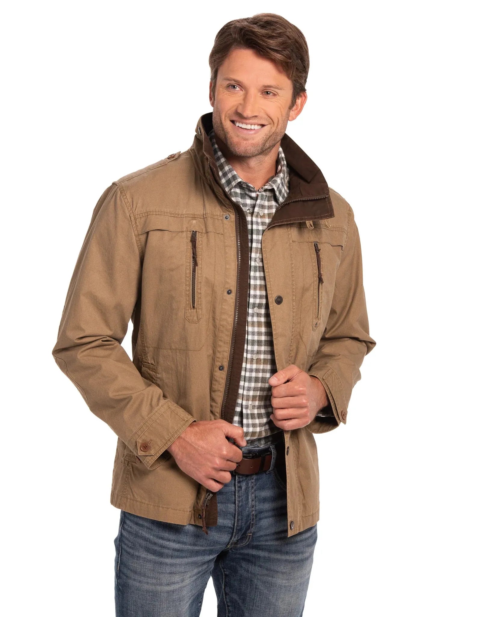 Madison Creek Outfitters Jackets Blowing Rock Vintage-Washed Cotton Jacket