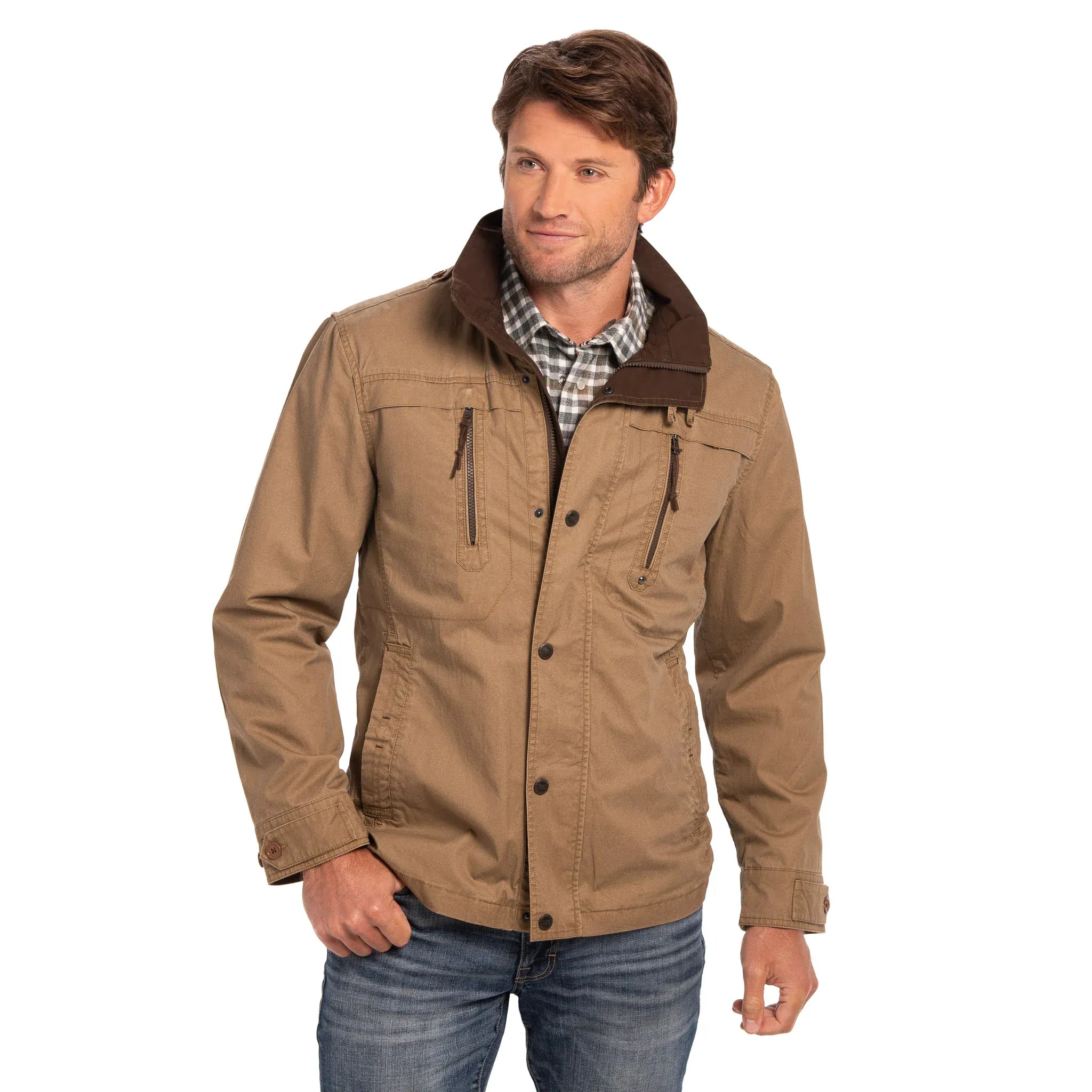 Madison Creek Outfitters Jackets Blowing Rock Vintage-Washed Cotton Jacket