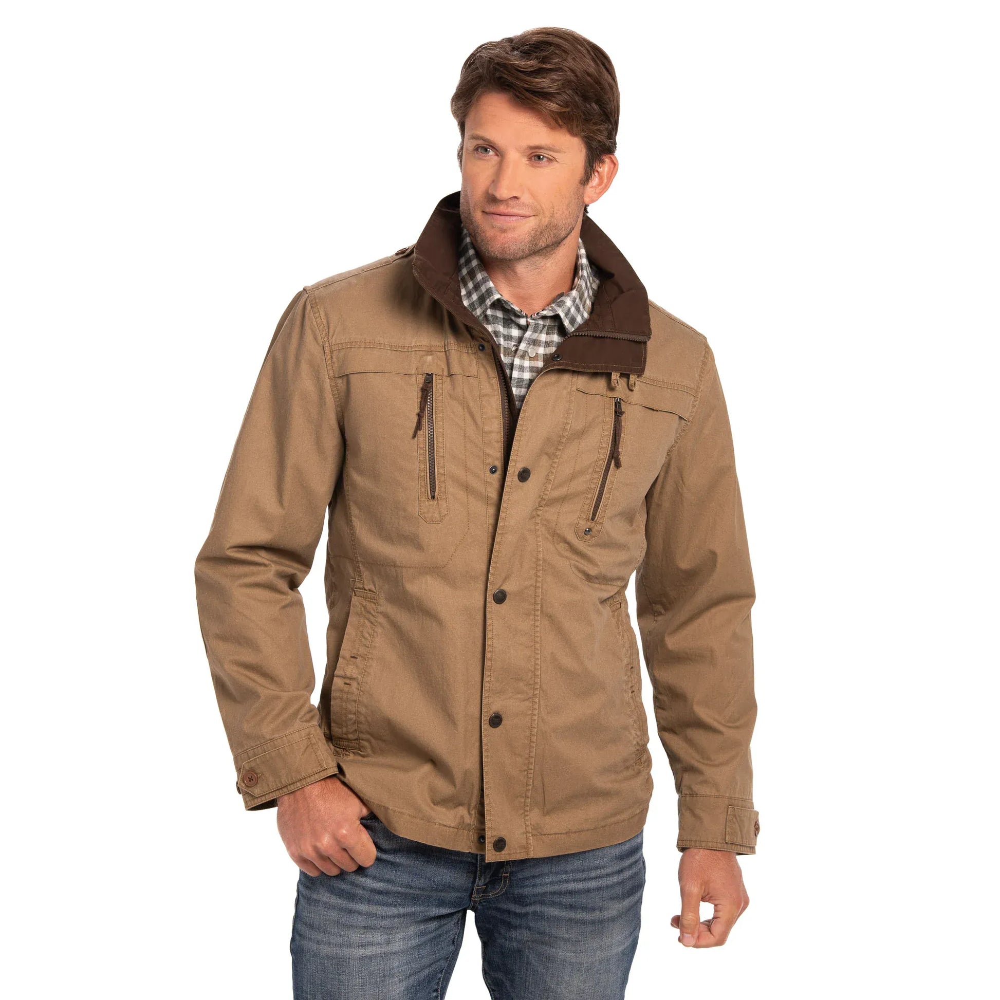 Madison Creek Outfitters Jackets Blowing Rock Vintage-Washed Cotton Jacket