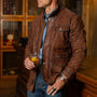 Madison Creek Outfitters Jackets BOURBON / M Sedona Leather Goat Suede Leather Jacket