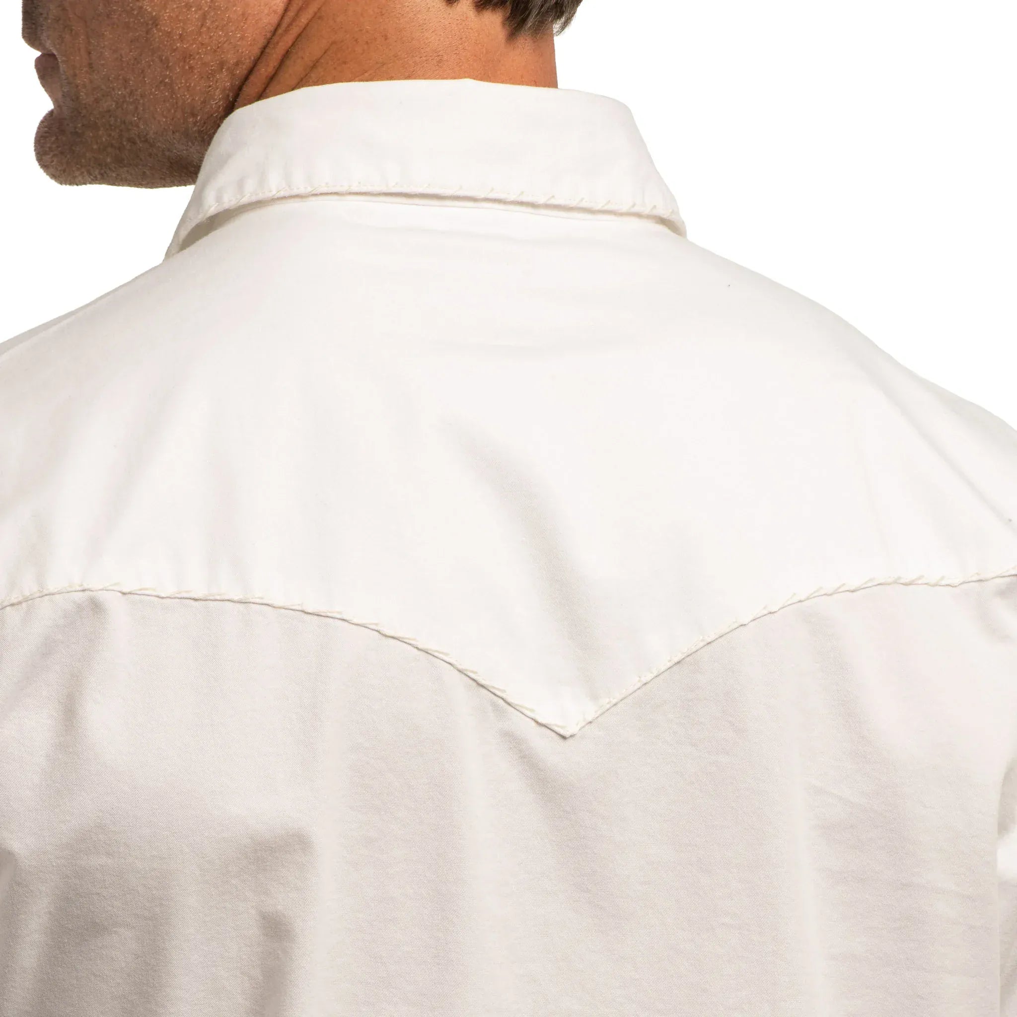 Madison Creek Outfitters Sport Shirts Branson Whipstitch Signature Blend Shirt in White