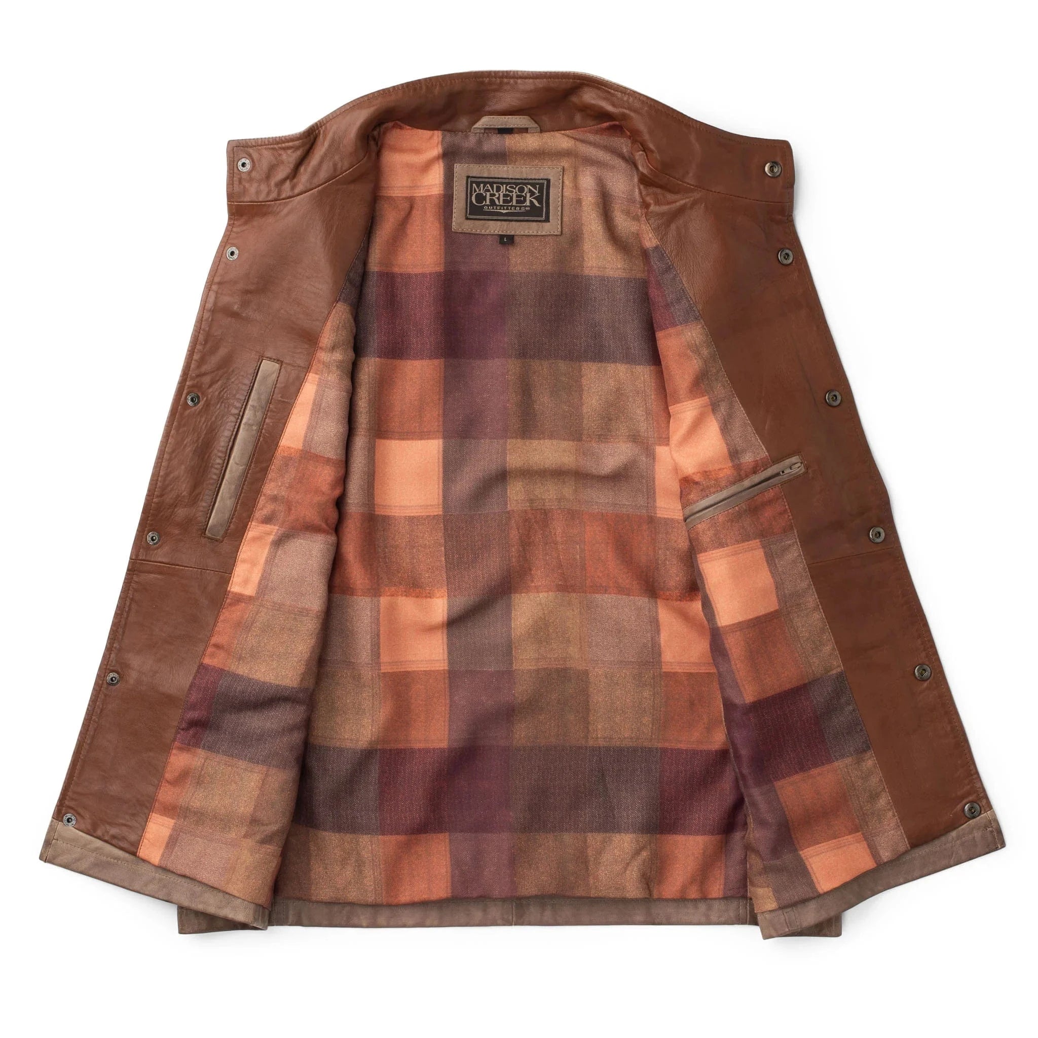 Madison Creek Outfitters Vest Canyon Leather Vest