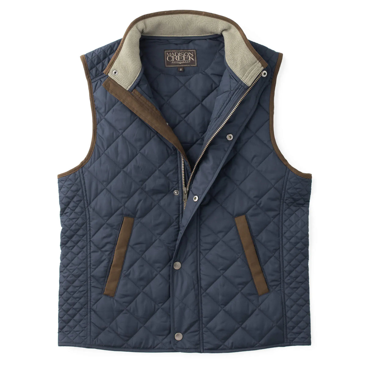 Madison Creek Outfitters Vest Greenville Diamond Quilted Nylon Vest