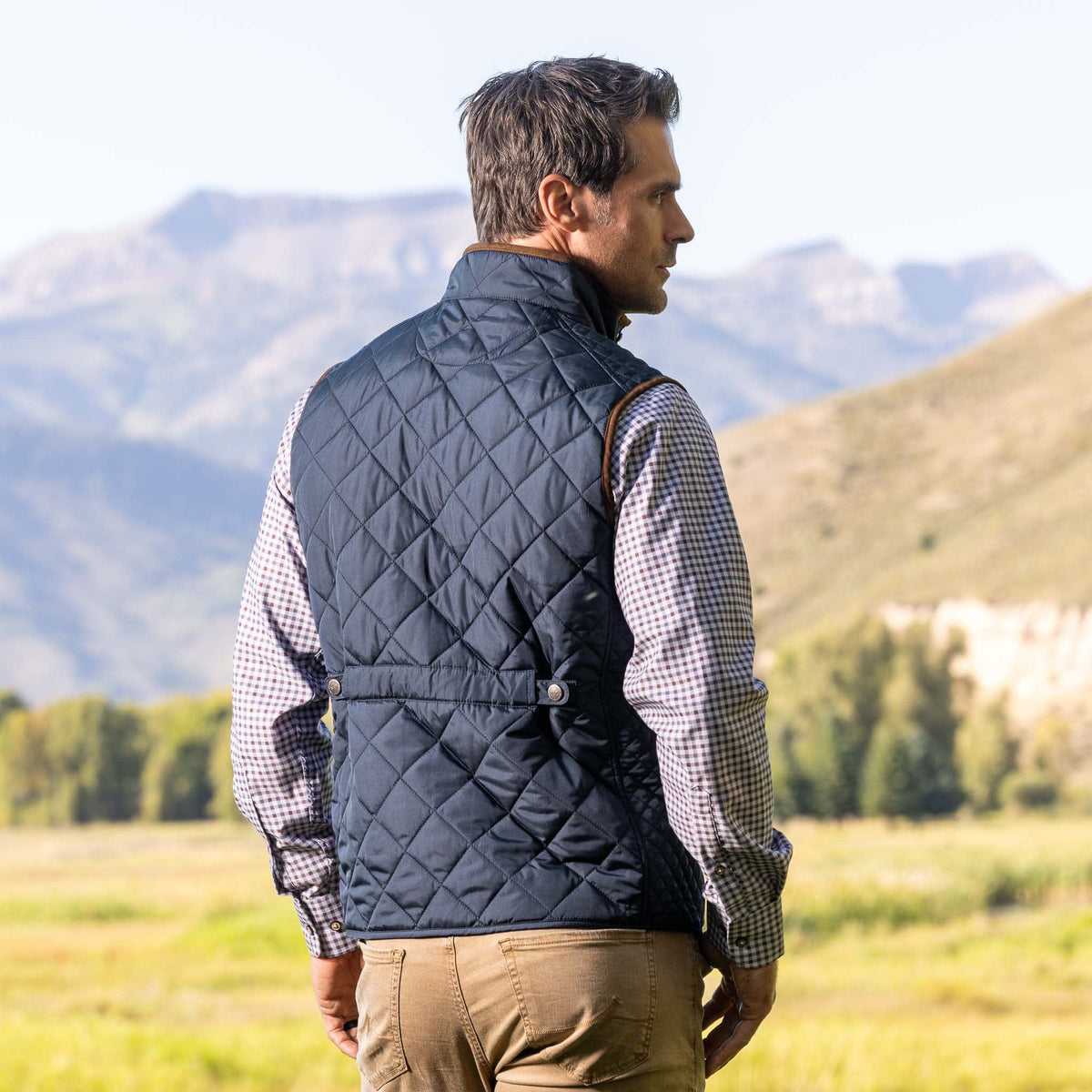 Madison Creek Outfitters Vest Greenville Diamond Quilted Nylon Vest