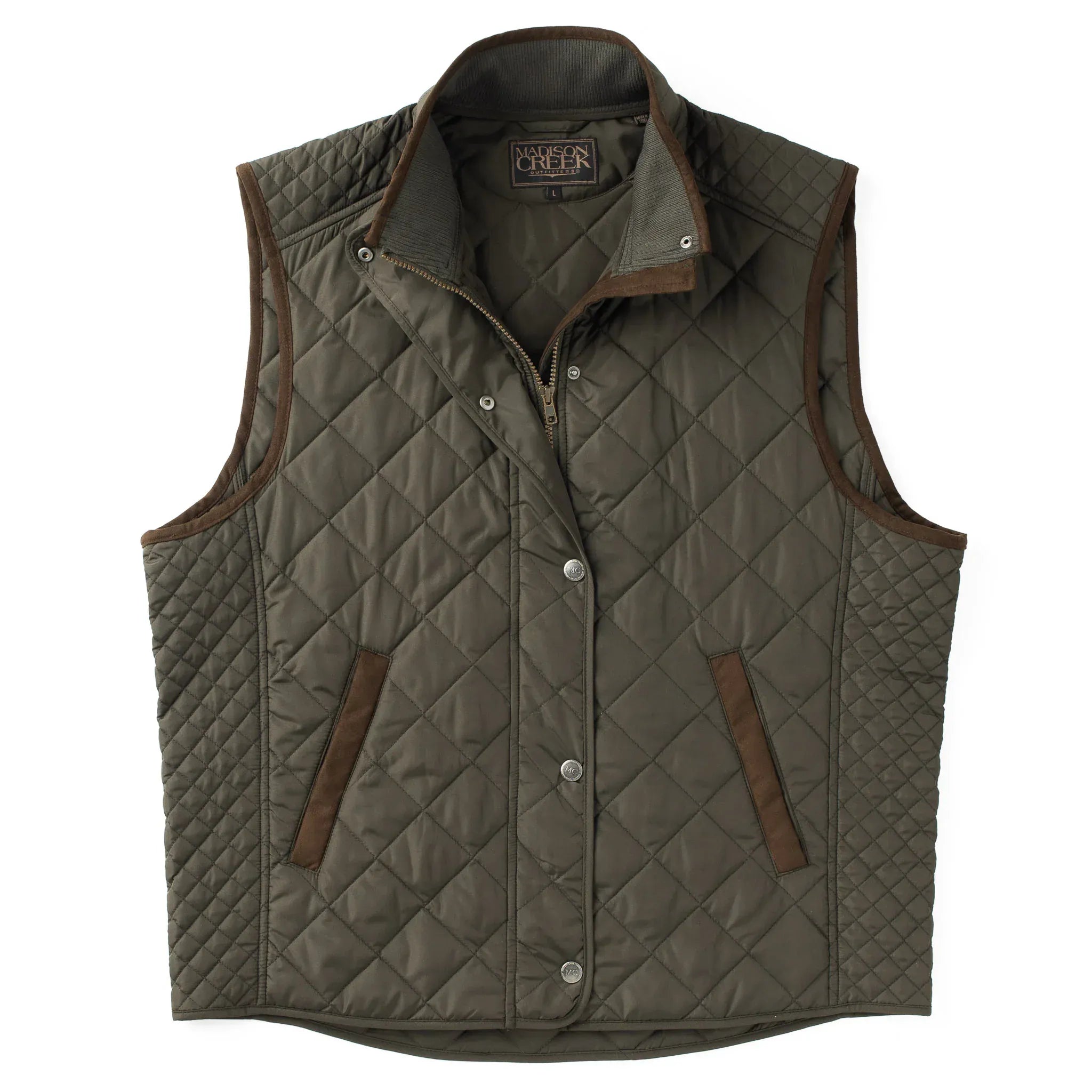 Madison Creek Outfitters Vest Greenville Vest in Loden