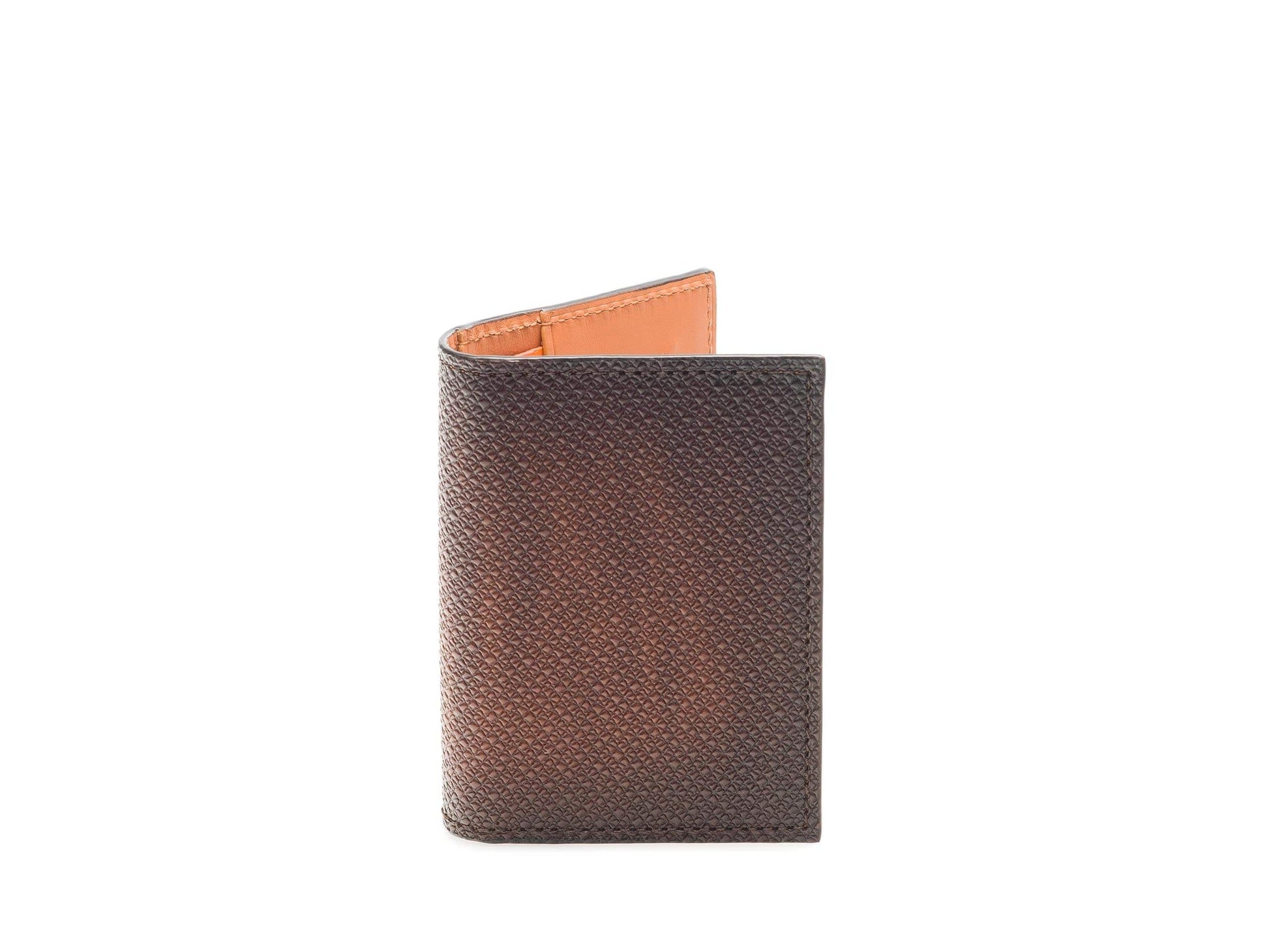 Magnanni Wallets Midbrown Pebble Card Fold