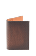 Magnanni Wallets Midbrown Pebble Card Fold