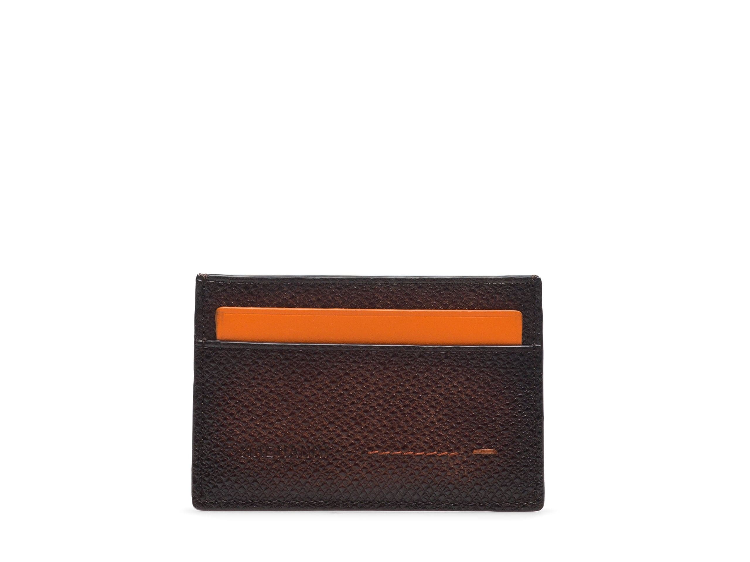 Magnanni Wallets Midbrown Pebble Card Holder