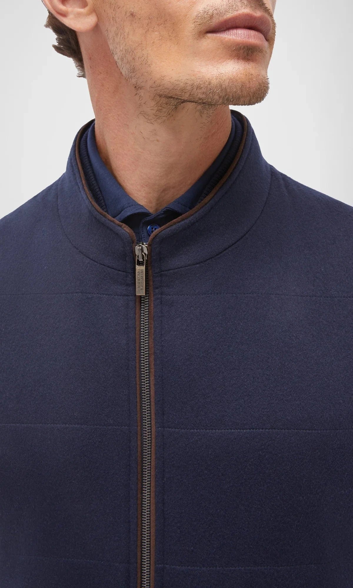 Maurizio Baldassari Outerwear Arena Cashmere Vest - Imperial Blue
