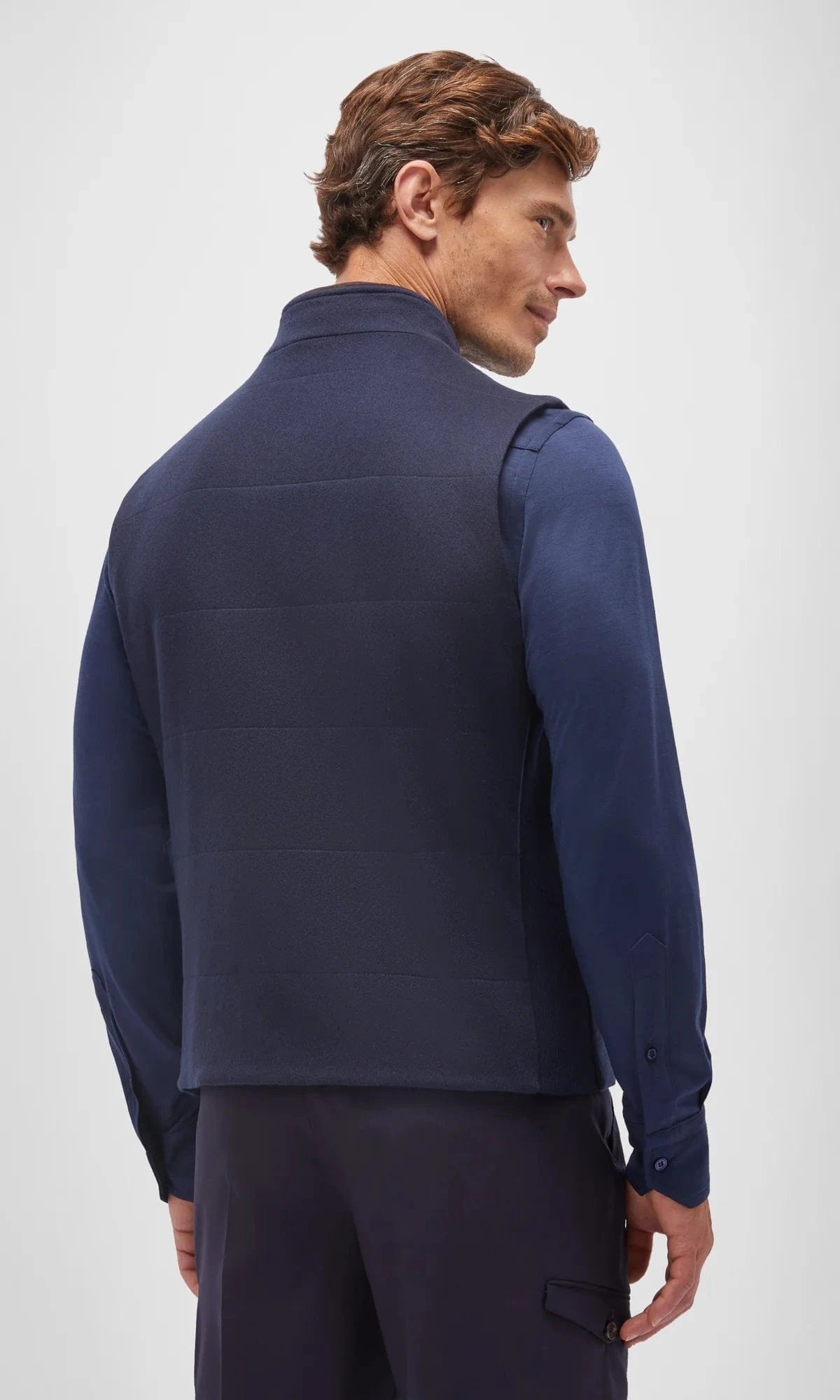 Maurizio Baldassari Outerwear Arena Cashmere Vest - Imperial Blue