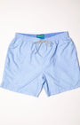 Michael's Swimwear Solid Linen Sky Swim Trunks