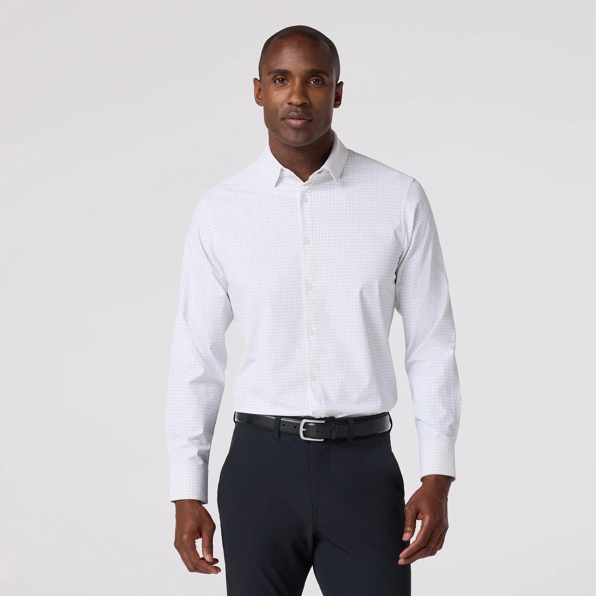 Mizzen & Main Dress Shirts ESPRESSO JOEL PLAID / S Leeward Dress Shirt