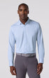 Mizzen & Main Dress Shirts Halyard Dress Shirt in Cloud Blue Peter Gingham