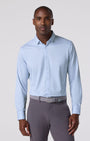 Mizzen & Main Dress Shirts Halyard Dress Shirt in Cloud Blue Peter Gingham