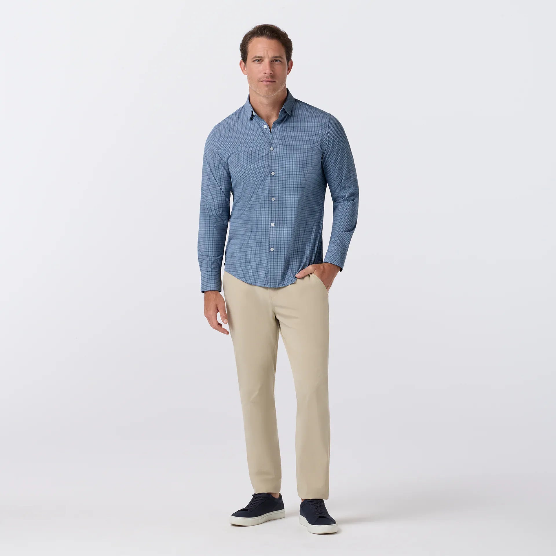 Mizzen & Main Dress Shirts Leeward No Tuck Dress Shirt