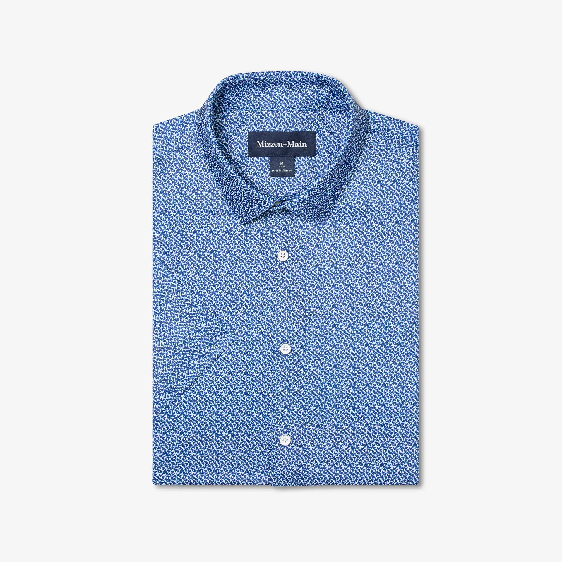 Mizzen & Main Sport Shirts Halyard Short Sleeve