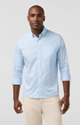 Mizzen & Main Sport Shirts Kennedy Shirt in Cloud Blue Chalk Stripe