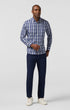 Mizzen & Main Sport Shirts Kennedy Shirt in Midnight Navy Beckett Plaid