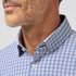 Mizzen & Main Sport Shirts Leeward Dress Shirt in Cobalt Denis Plaid