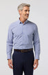 Mizzen & Main Sport Shirts Leeward Dress Shirt in Cobalt Denis Plaid