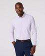 Mizzen & Main Sport Shirts Leeward Dress Shirt in Lavender Check