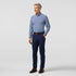 Mizzen & Main Sport Shirts Leeward Dress Shirt in Midnight Navy Crew Gingham