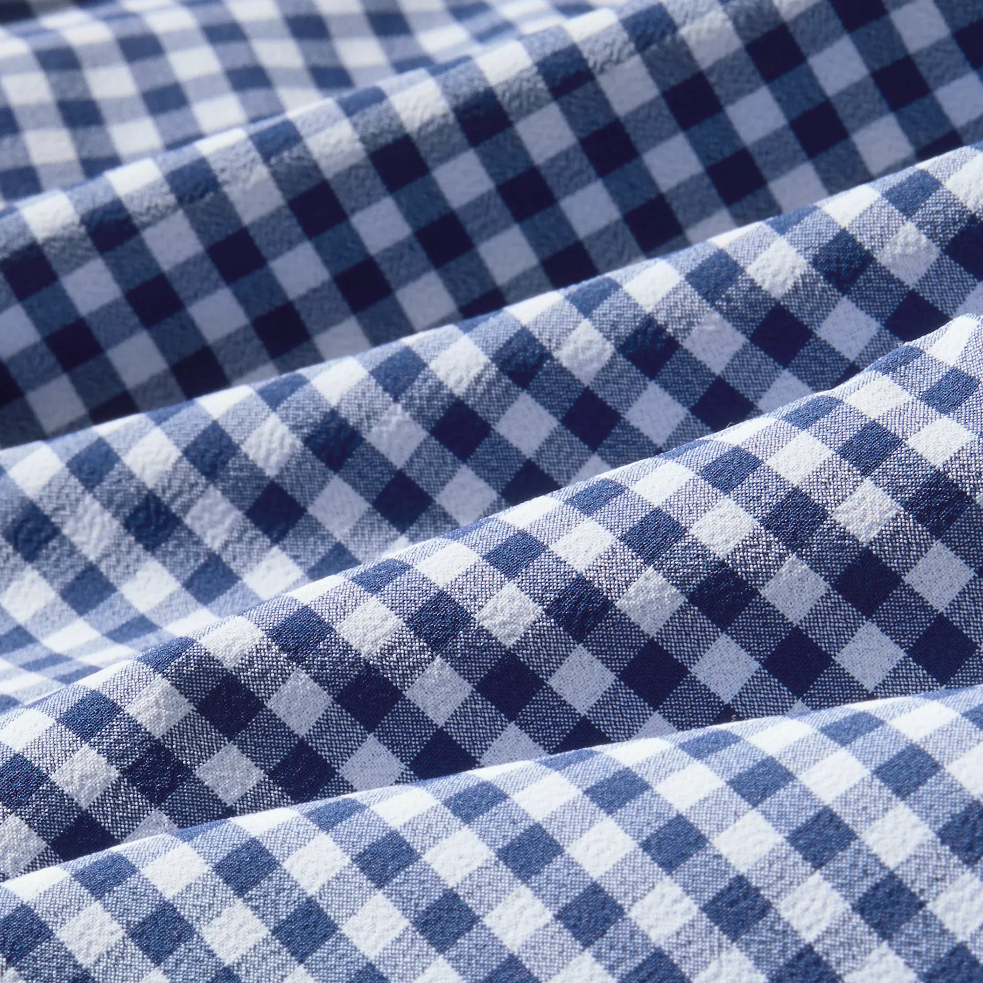 Mizzen & Main Sport Shirts Leeward Dress Shirt in Midnight Navy Crew Gingham